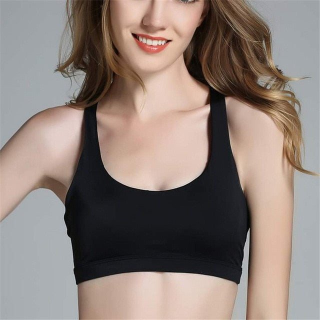 Cross Back Active Wear Bra