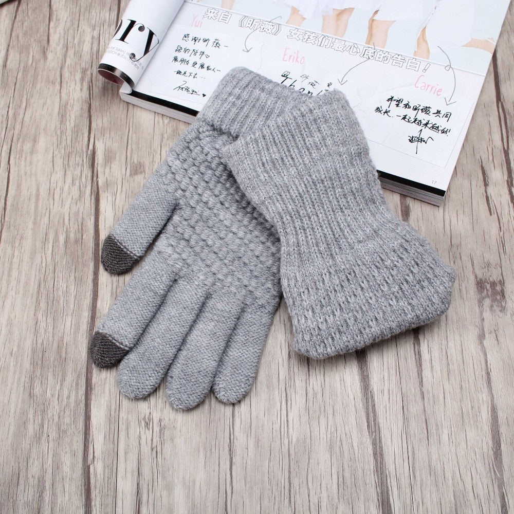 Warm Knitted Gloves