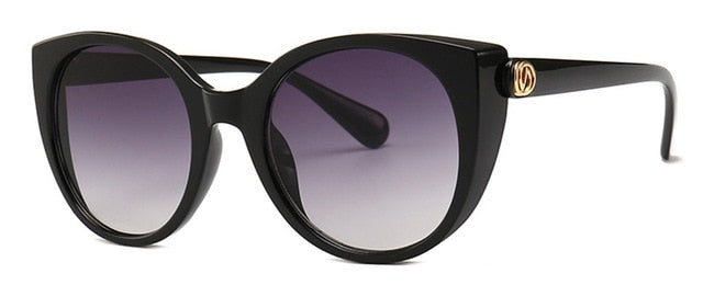 Gradient Frame Cat Eye Sunglasses