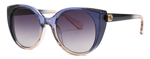 Gradient Frame Cat Eye Sunglasses