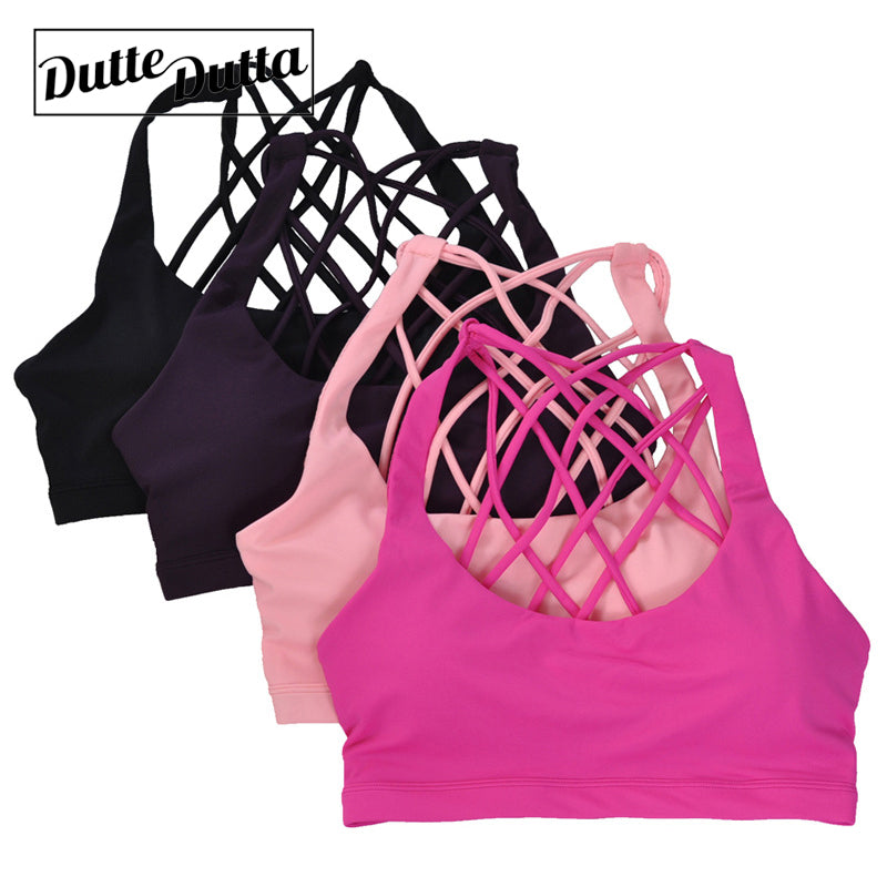 Cross Back Active Wear Bra