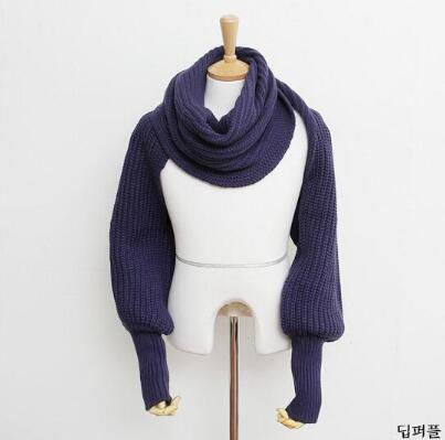 Convertible Knit Shawl and Scarf