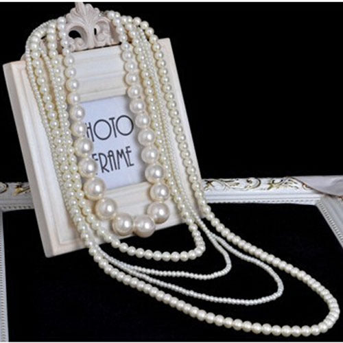 Layered Pearl Necklace