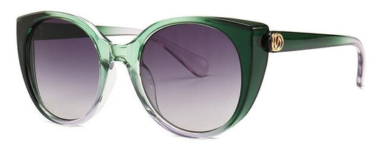 Gradient Frame Cat Eye Sunglasses