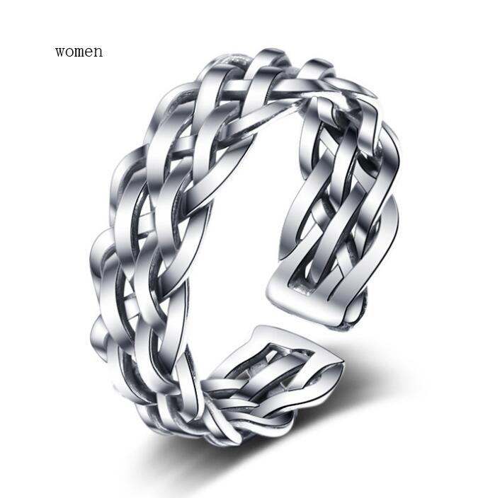 Handmade Sterling Silver Braided Rings