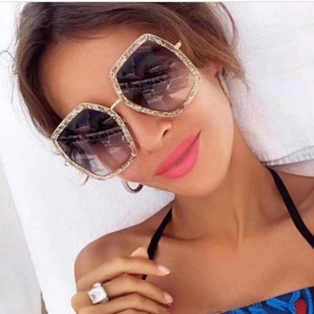 Oversize Square Fashion Sunglasses