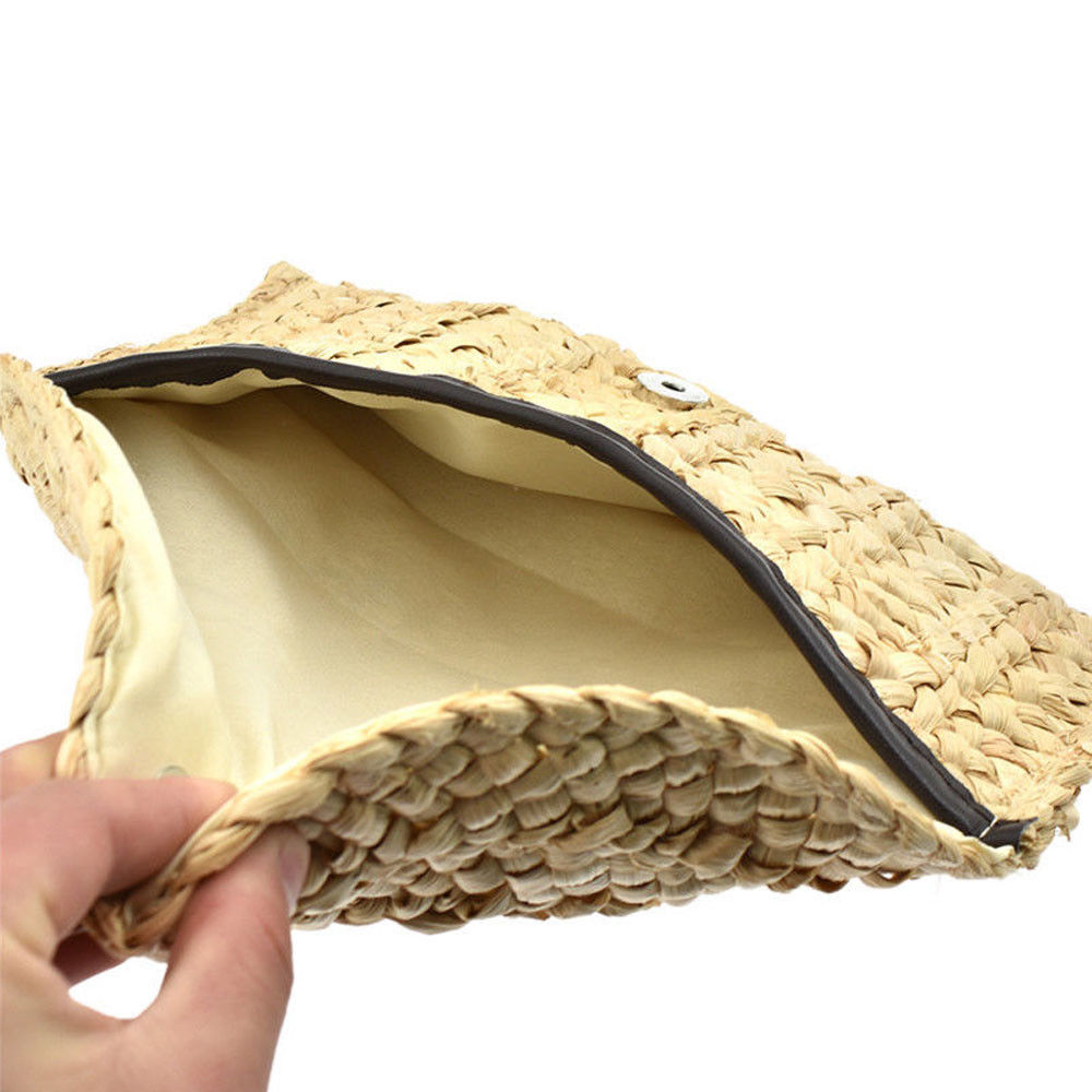 Bohemian Women Straw Clutch