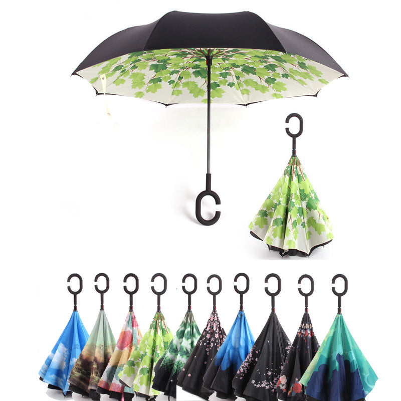 C Handle Windproof Umbrella