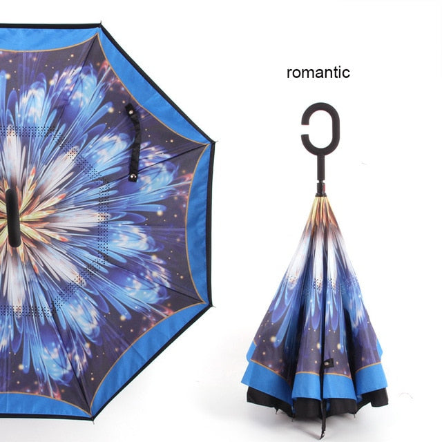 C Handle Windproof Umbrella