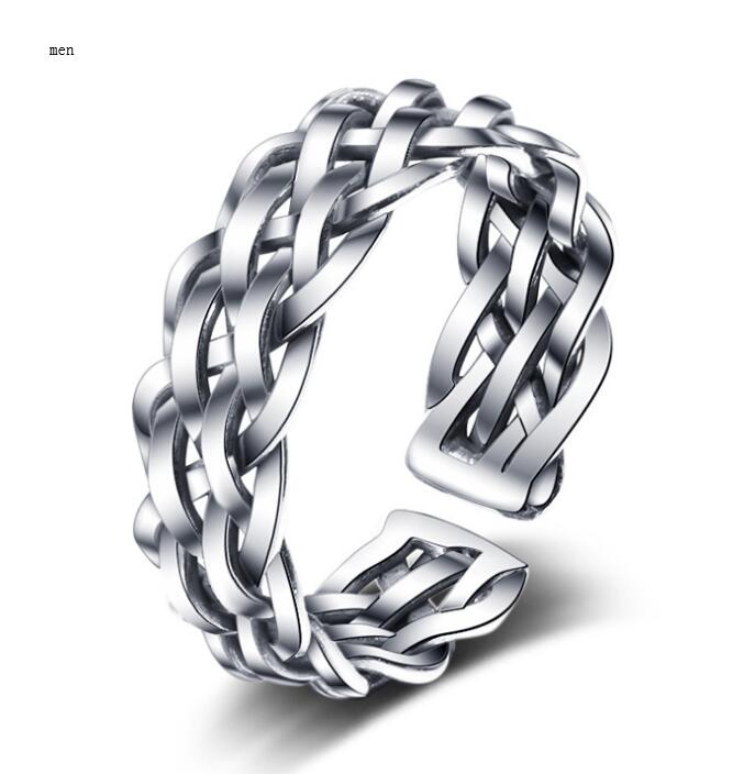 Handmade Sterling Silver Braided Rings