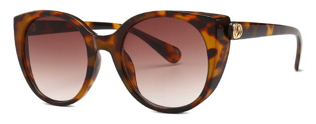 Gradient Frame Cat Eye Sunglasses