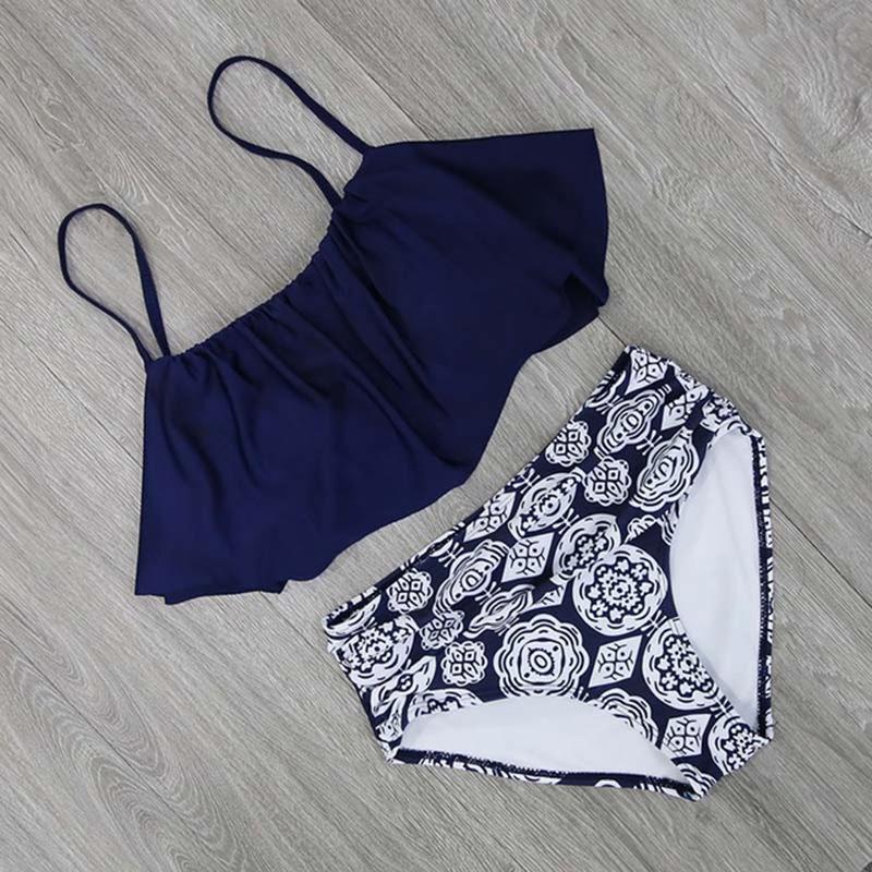 High Waist Halter Bikini