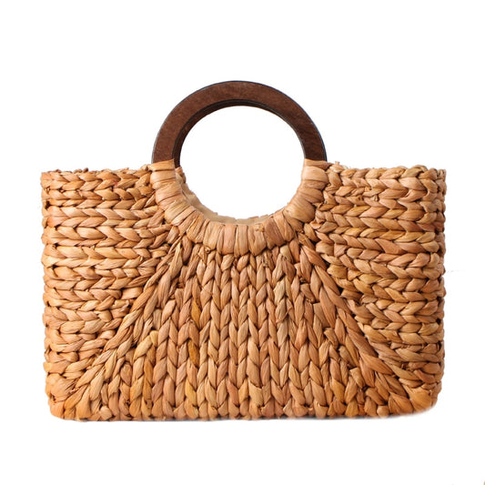 Large Handmade Rattan Tote