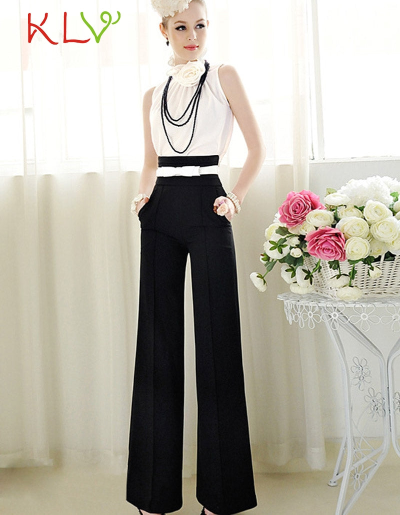 Black Wide Leg Trouser