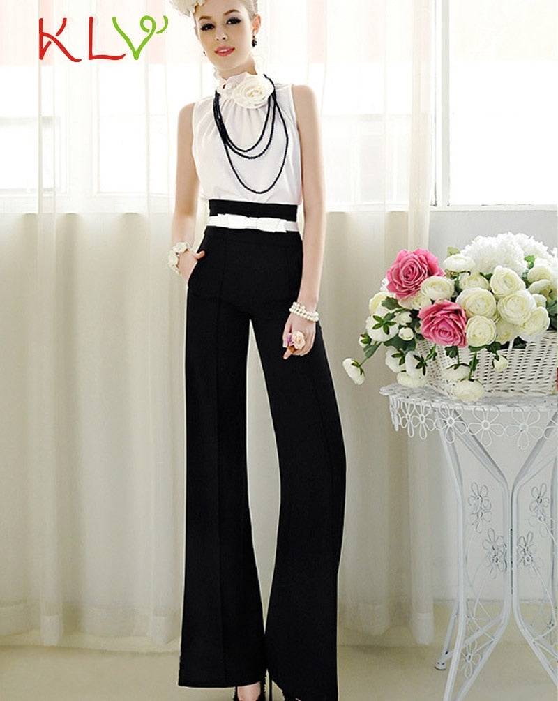 Black Wide Leg Trouser