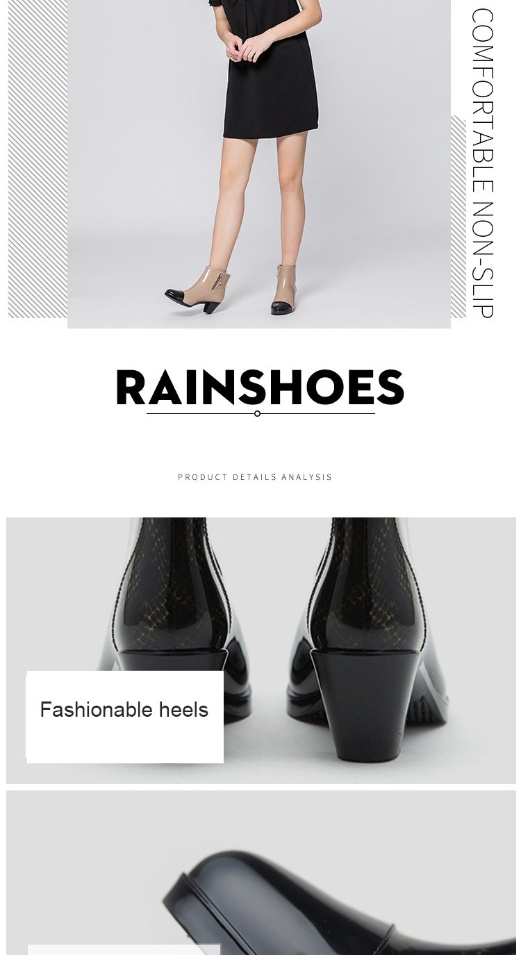 Anti-Slip High Heel Galoshes