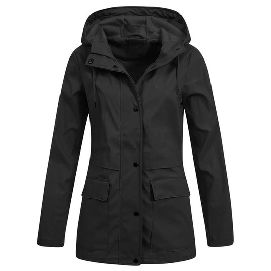 Hooded Waterproof Rain Jacket