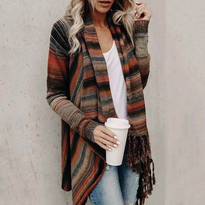 Asymmetric Poncho Sweater