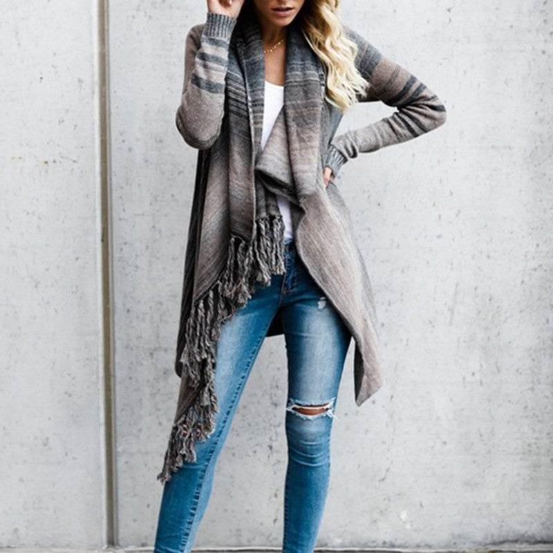 Asymmetric Poncho Sweater