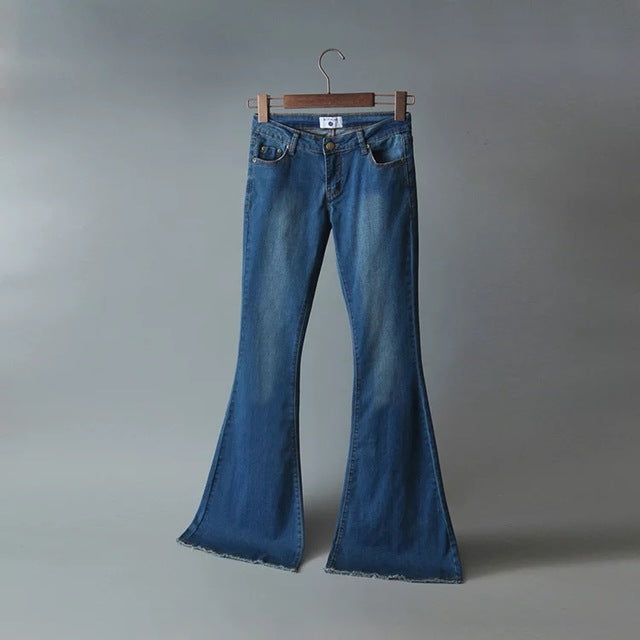 Retro Low Rise Flare Jeans