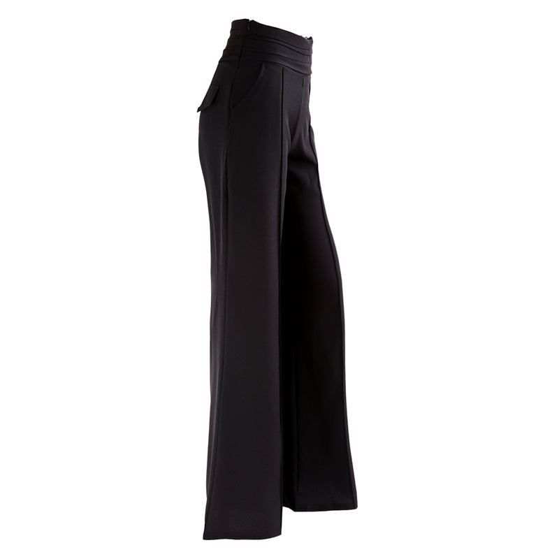 High Waist Wide Leg Trousers