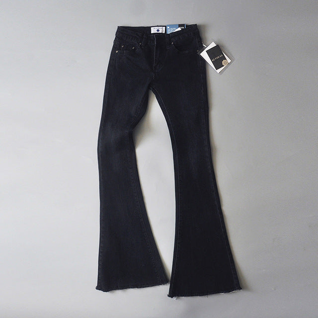 Retro Low Rise Flare Jeans