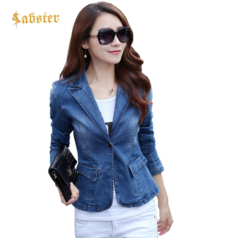 Classic Denim Blazer