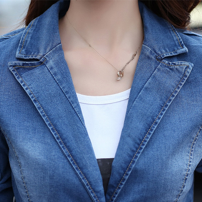 Classic Denim Blazer