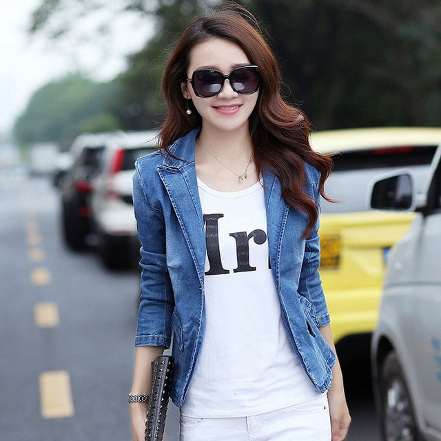 Classic Denim Blazer