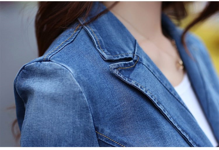 Classic Denim Blazer