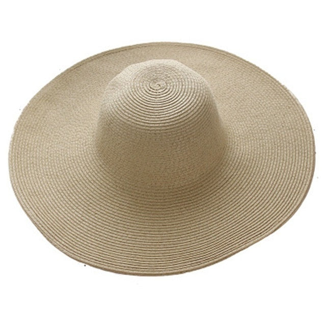 Floppy Wide Brim Straw Hat