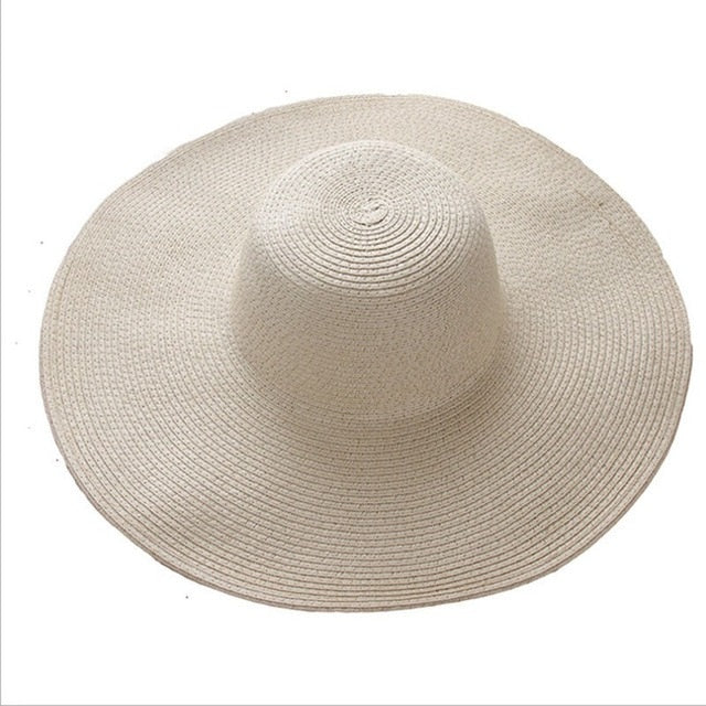 Floppy Wide Brim Straw Hat