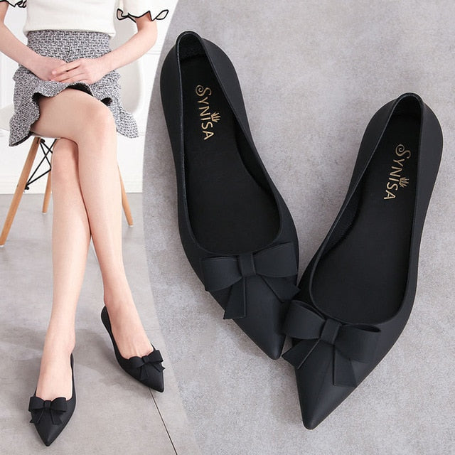 Pointy Toe Gel Flats