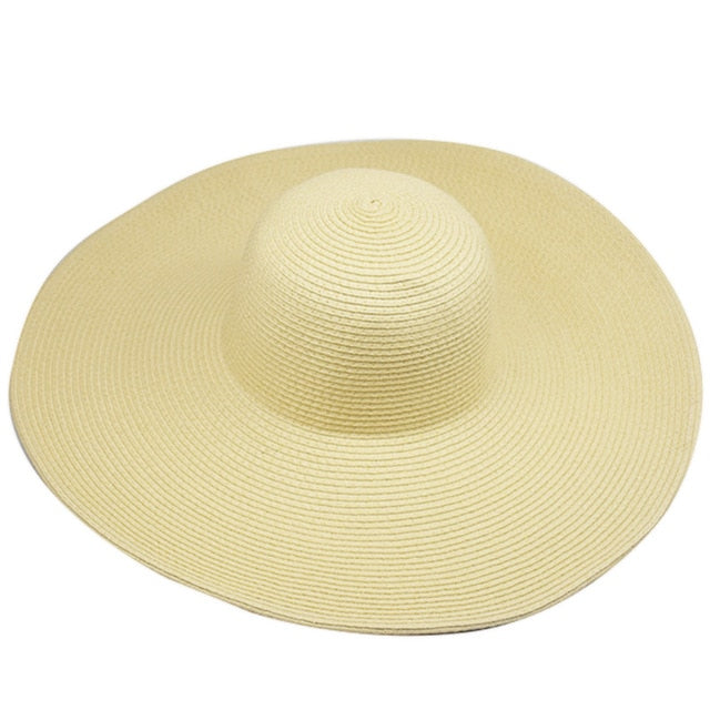 Floppy Wide Brim Straw Hat